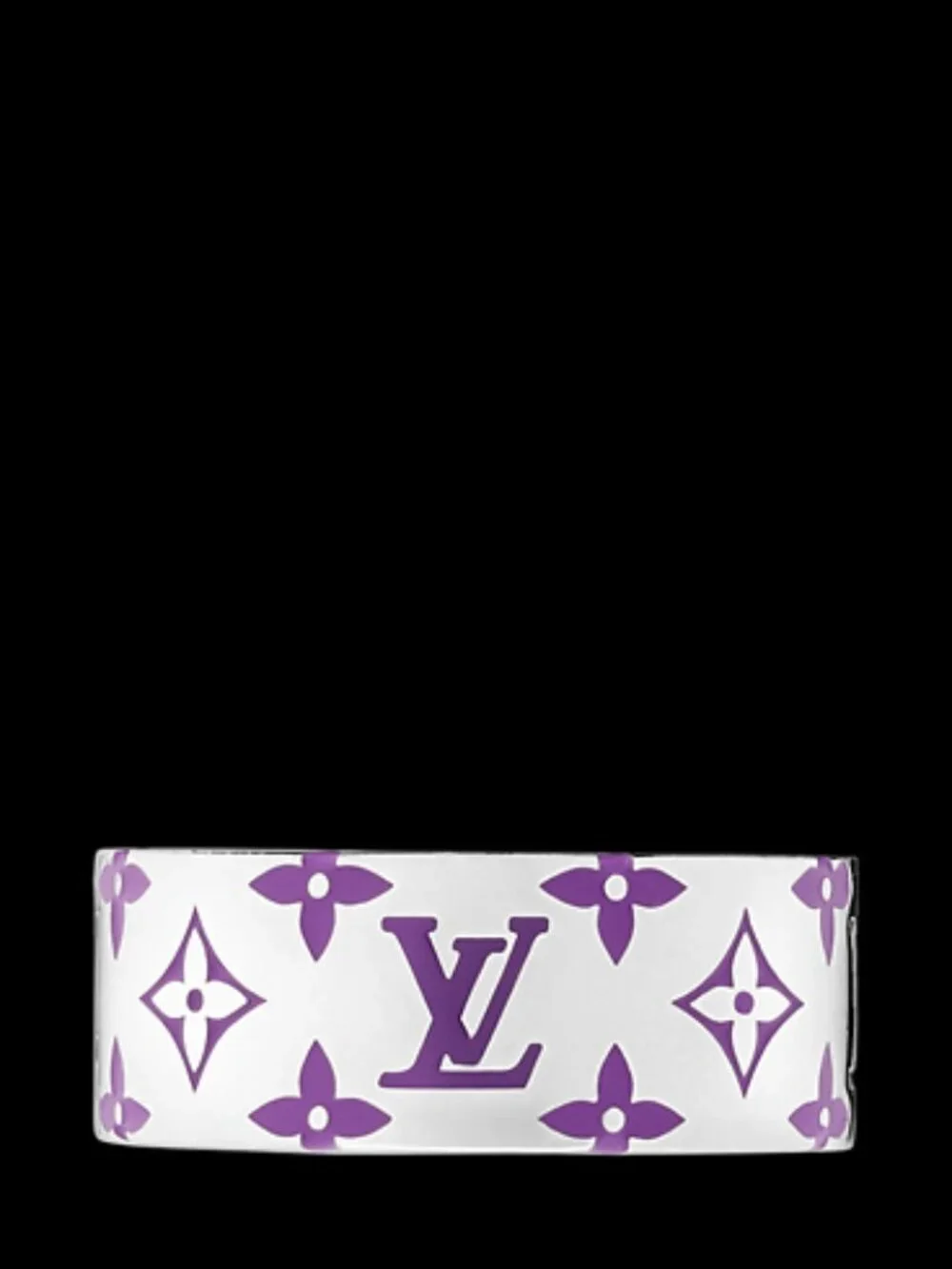 Louis Vuitton Purple Mosaic Ring - Size M (Rare)